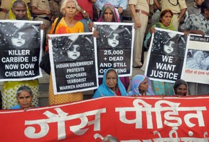 Bhopal Victims Protest