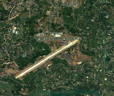 Bajpe Airport in Google