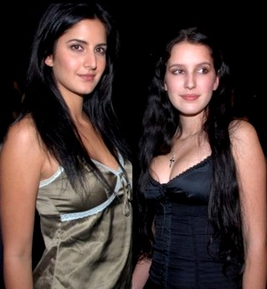 Katrina with sister Isabel Kaif