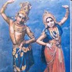 Guru Gopinath and Tangamani as Shiva-Parvathi